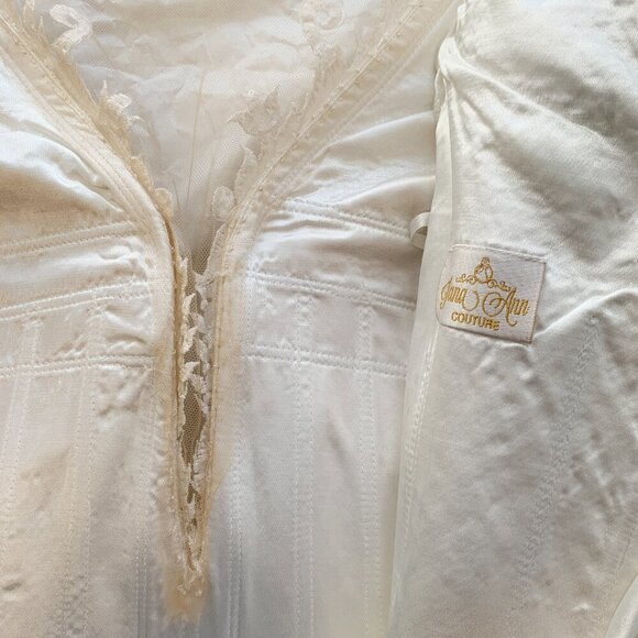 Jana Anna Couture white lace bustier / corseted top - Picture 9 of 11